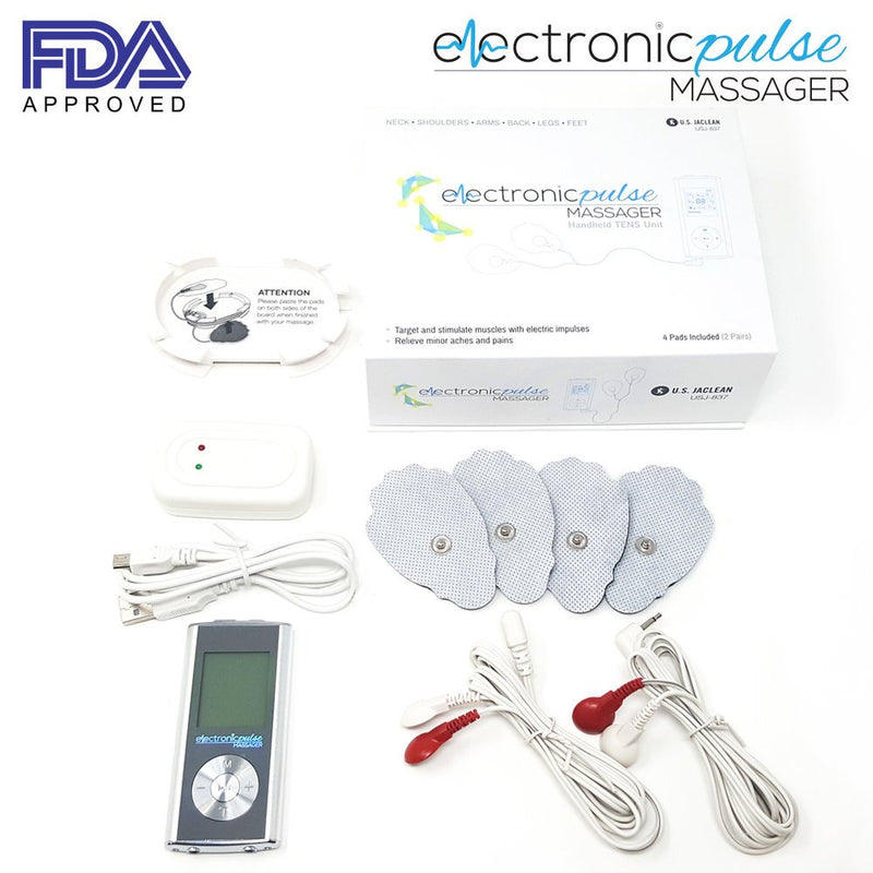 Daiwa - U.S. JACLEAN FDA CLEARED TENS UNIT ELECTRONIC PULSE MASSAGER FOR SHOULDER BACK GLUTES - Relaxacare