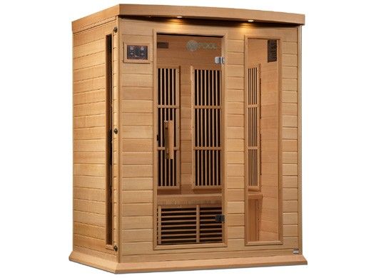 Demo Unit- GDI - Maxxus Sauna - Near Zero EMF - MX-K306-01-ZF Hemlock - Relaxacare