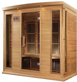 Demo Unit-GDI - Maxxus Sauna - Near Zero EMF - MX-K406-01-ZF Hemlock - Relaxacare
