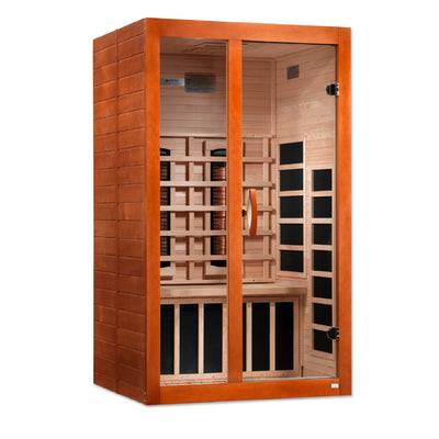 Demo Unit-New 2023 Model*** Santiago 2 Person Full Spectrum Infrared Sauna DYN-6209-03 FS - Canadian Hemlock - Relaxacare