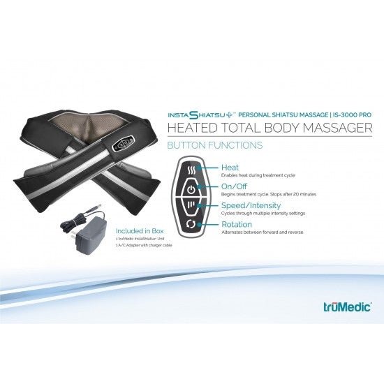 Demo unit -TruMedic is-3000 Neck Massager with heat - Relaxacare