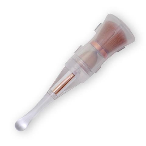 Denco - Total Face 3-In-1 Makeup Brush - Relaxacare