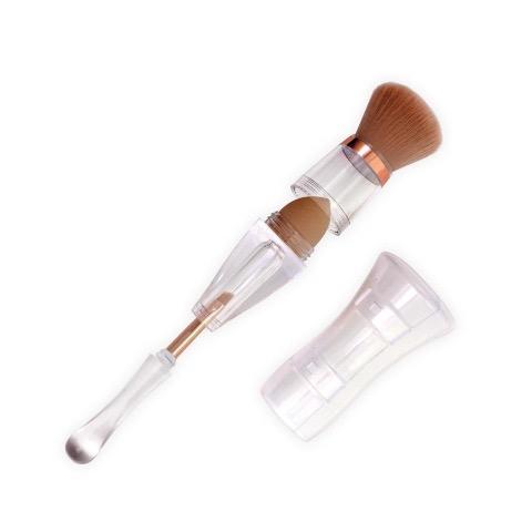Denco - Total Face 3-In-1 Makeup Brush - Relaxacare