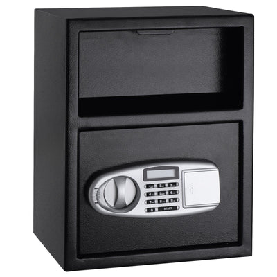 Digital Deposit Safe Box Depository with Front Drop for Jewelry and Cash - Relaxacare