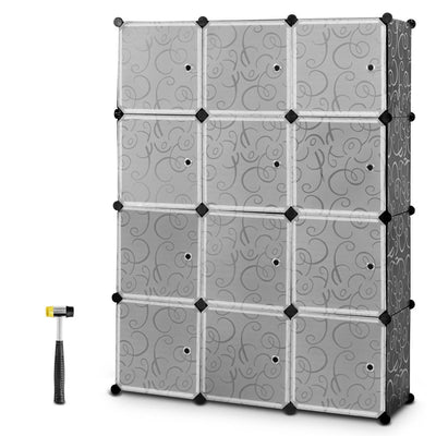 DIY 12 Cube Portable Closet Storage Organizer - Relaxacare