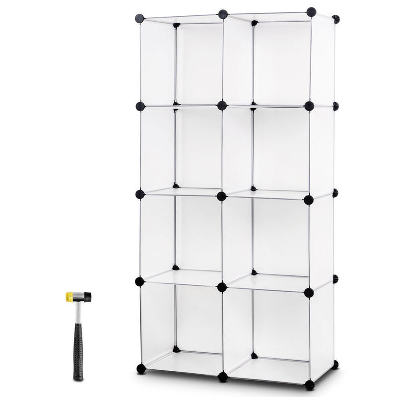 DIY 8 Cubes Portable Closet Storage Organizer - Relaxacare
