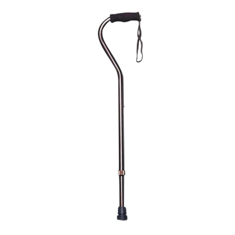 DRIVE MEDICAL - Adjustable Offset Handle Cane with Foam Grip - Relaxacare