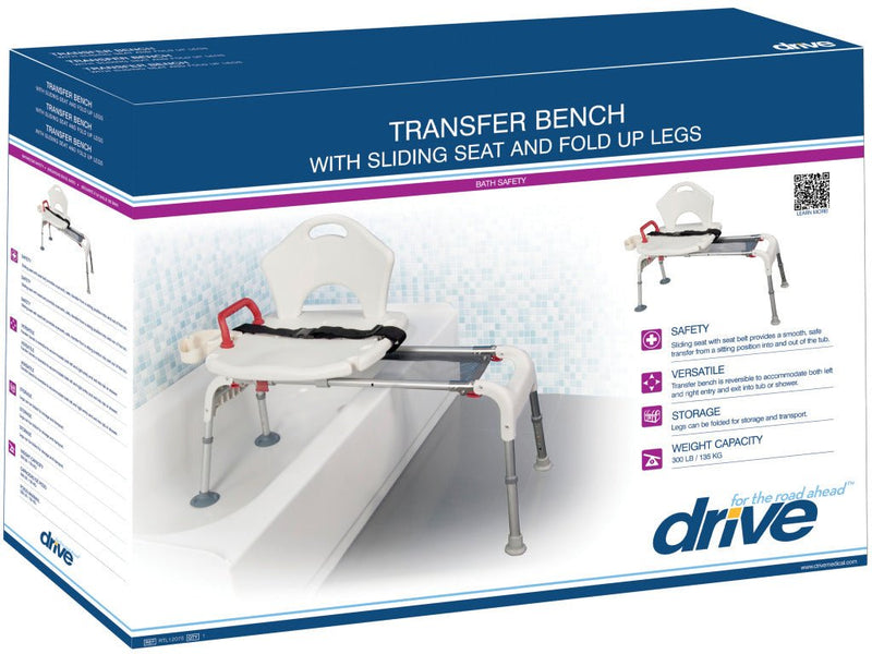 DRIVE MEDICAL - Folding Universal Sliding Transfer Bench - Relaxacare