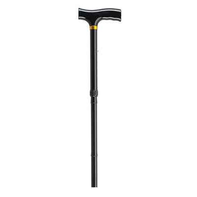 DRIVE MEDICAL - Heavy Duty Folding Cane Lightweight Adjustable with T Handle - Relaxacare