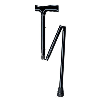 DRIVE MEDICAL - Lightweight Adjustable Folding Cane with T Handle - Relaxacare