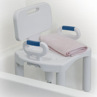DRIVE MEDICAL - Premium Series Shower Chair with Back and Arms - Relaxacare