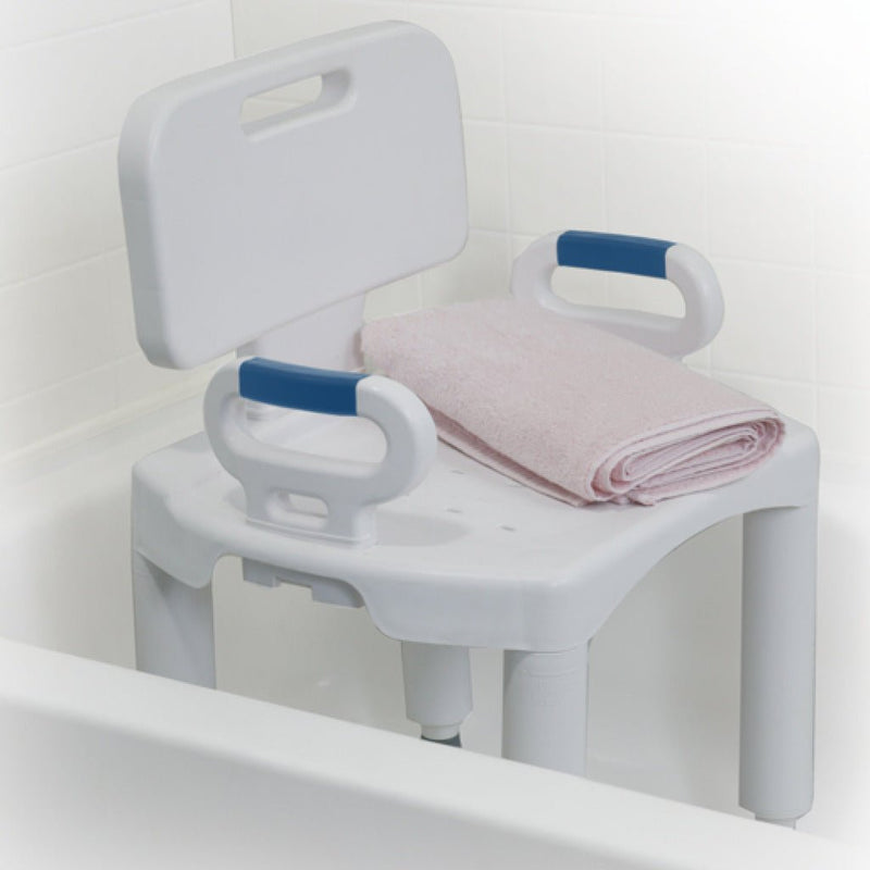 DRIVE MEDICAL - Premium Series Shower Chair with Back and Arms - Relaxacare