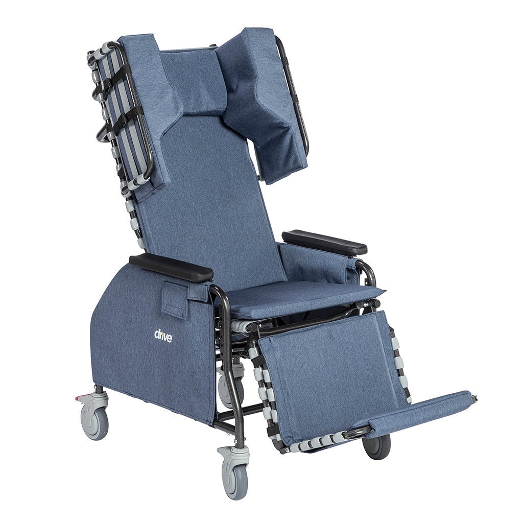 Drive Medical-Rose Comfort Max tilt and recline chair with casters