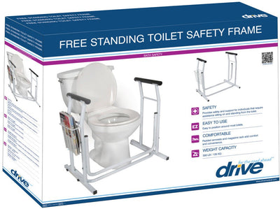 DRIVE MEDICAL - Stand Alone Toilet Safety Rail - Relaxacare