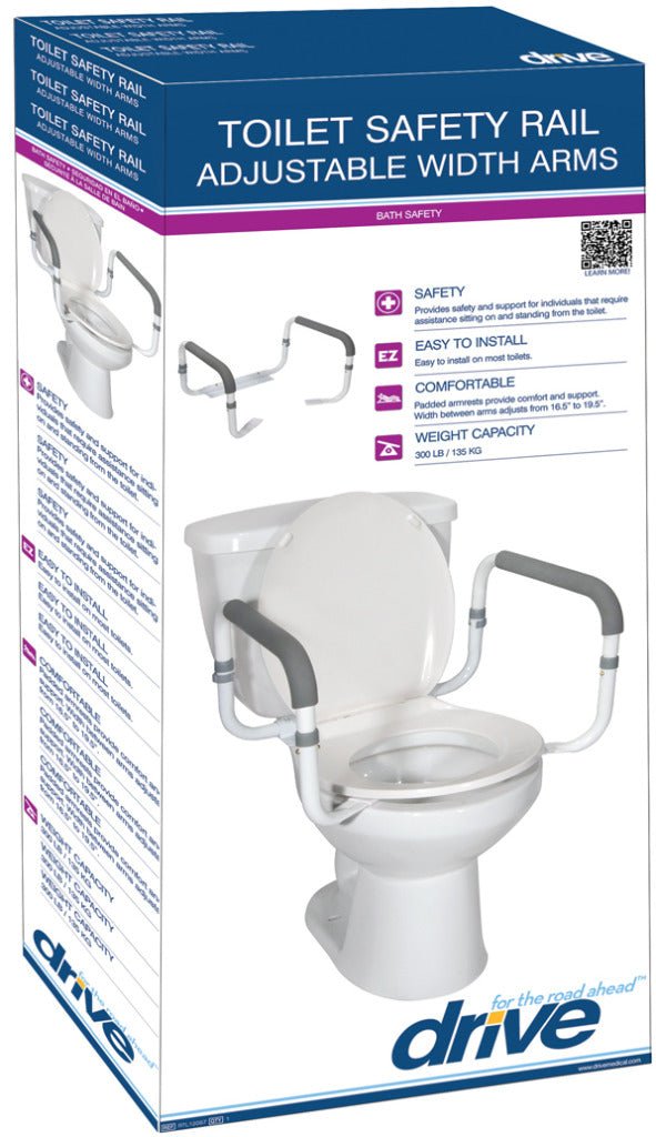 DRIVE MEDICAL - Toilet Safety Rail - Relaxacare