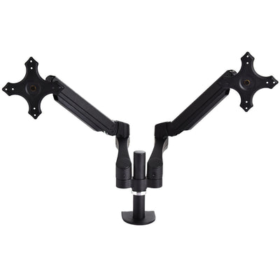 Dual LCD Monitor Spring Arms TV LCD Bracket Desk Mount Stand 2 Screens Up To 27" - Relaxacare