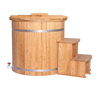 DUNDALK LEISURECRAFT 36" KNOTTY RED CEDAR LID FOR BALTIC PLUNGE TUB - Relaxacare