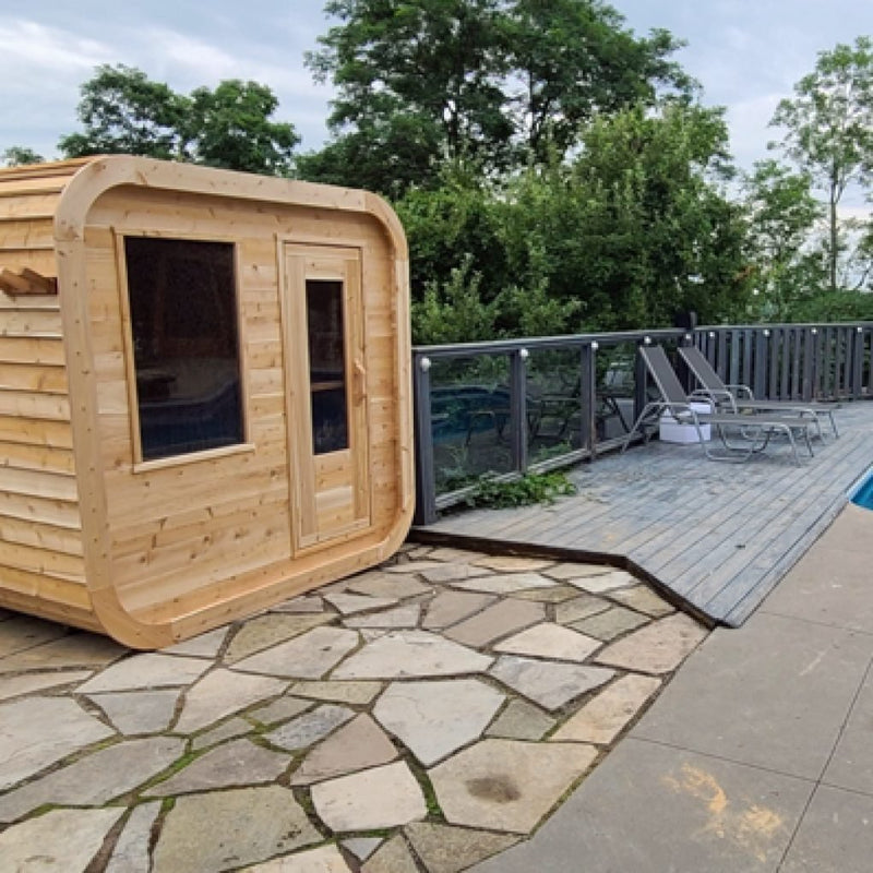 Dundalk LeisureCraft - Canadian Timber Luna Outdoor Sauna CTC22LU - Relaxacare