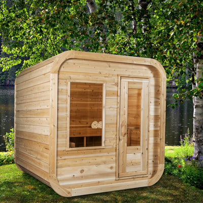 Dundalk LeisureCraft - Canadian Timber Luna Outdoor Sauna CTC22LU - Relaxacare