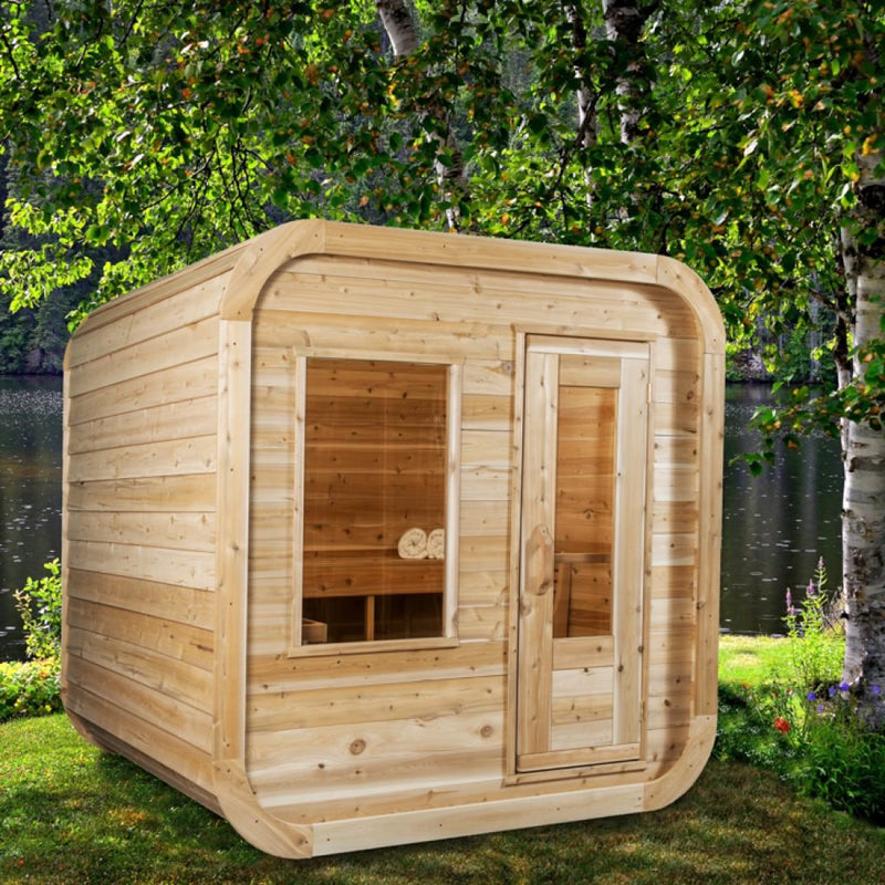 Dundalk LeisureCraft - Canadian Timber Luna Outdoor Sauna CTC22LU - Relaxacare
