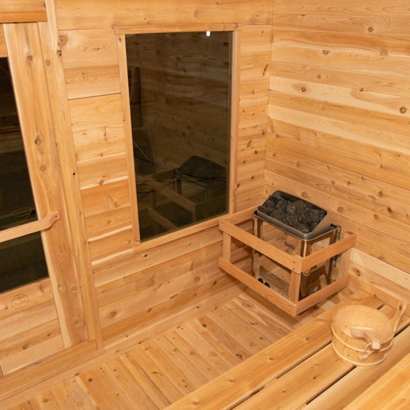 Dundalk LeisureCraft - Canadian Timber Luna Outdoor Sauna CTC22LU - Relaxacare
