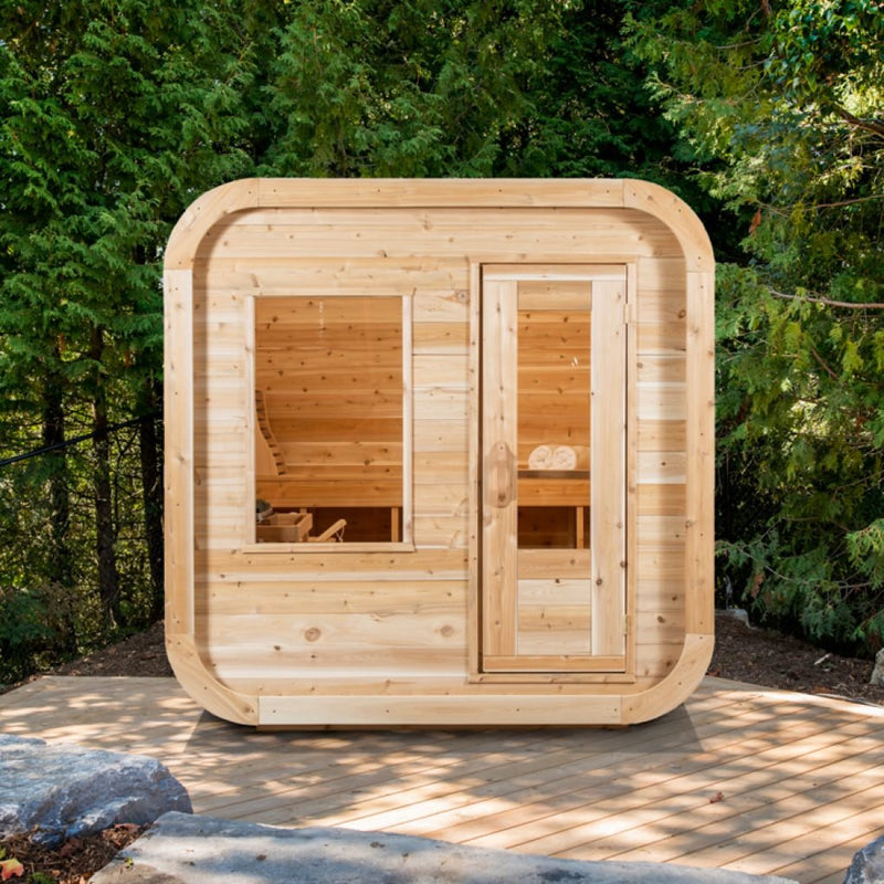 Dundalk LeisureCraft - Canadian Timber Luna Outdoor Sauna CTC22LU - Relaxacare