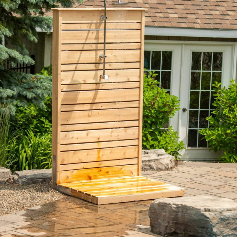 Dundalk LeisureCraft - Canadian Timber Savannah Outdoor Standing Shower - Relaxacare