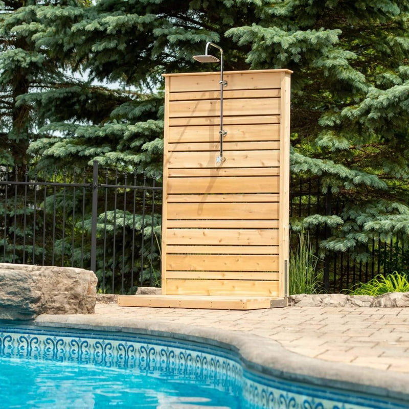 Dundalk LeisureCraft - Canadian Timber Savannah Outdoor Standing Shower - Relaxacare