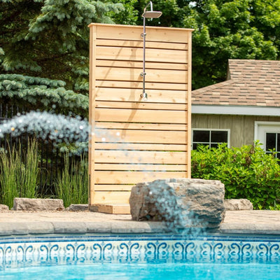 Dundalk LeisureCraft - Canadian Timber Savannah Outdoor Standing Shower - Relaxacare
