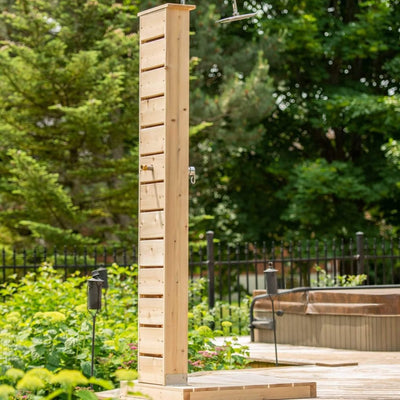 Dundalk LeisureCraft - Canadian Timber Sierra Pillar Outdoor Shower - Relaxacare