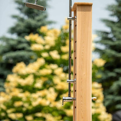 Dundalk LeisureCraft - Canadian Timber Sierra Pillar Outdoor Shower - Relaxacare