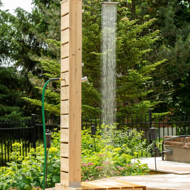 Dundalk LeisureCraft - Canadian Timber Sierra Pillar Outdoor Shower - Relaxacare