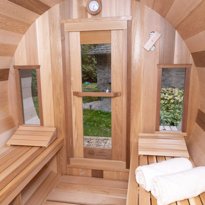 Dundalk LeisureCraft - Canadian Timber Tranquility Outdoor Sauna CTC2345W - Relaxacare