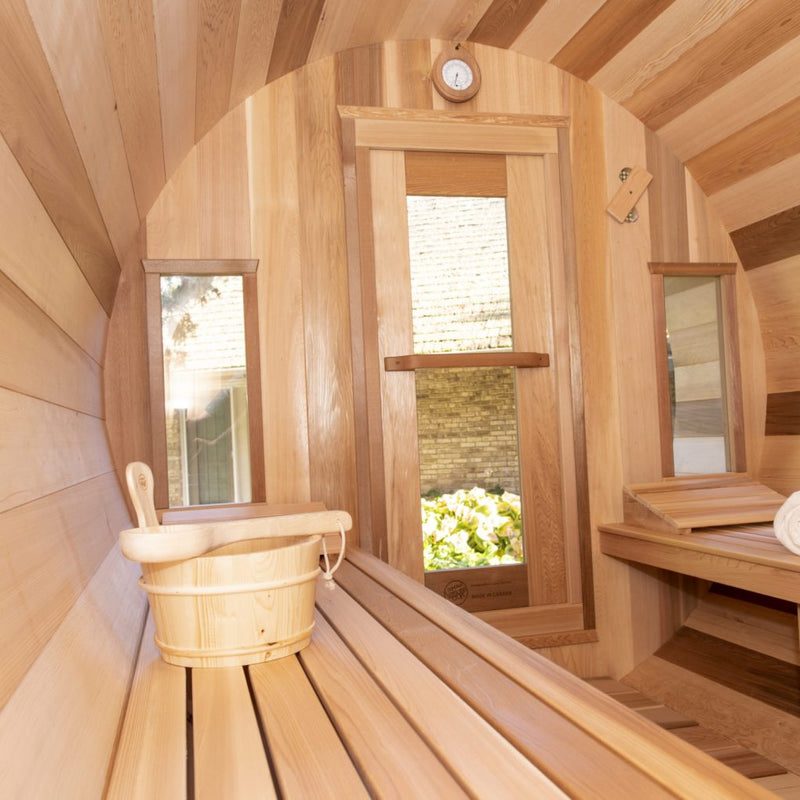 Dundalk LeisureCraft - Canadian Timber Tranquility Outdoor Sauna CTC2345W - Relaxacare