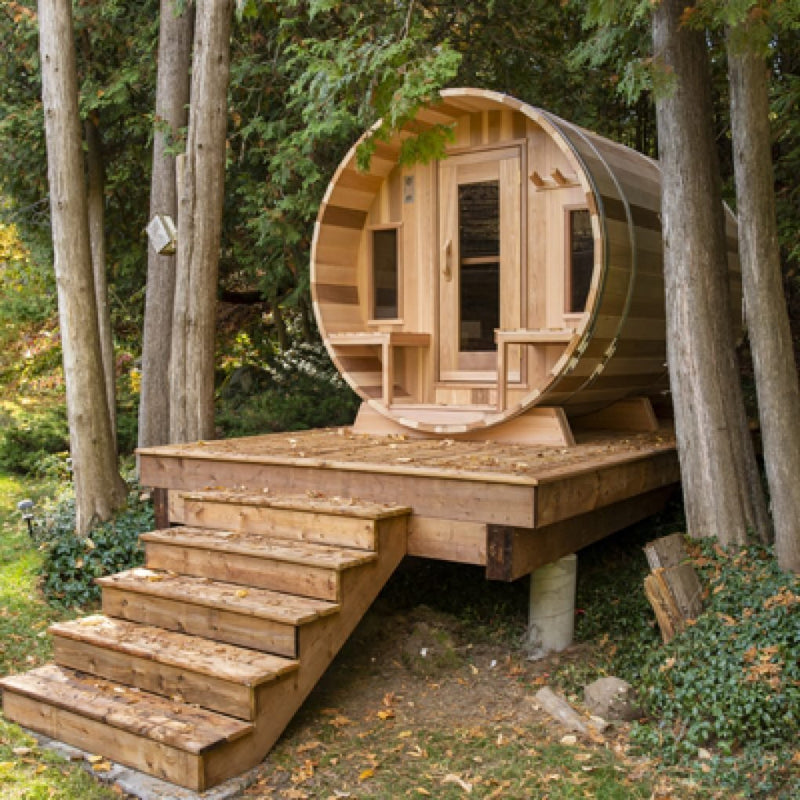 Dundalk LeisureCraft - Canadian Timber Tranquility Outdoor Sauna CTC2345W - Relaxacare