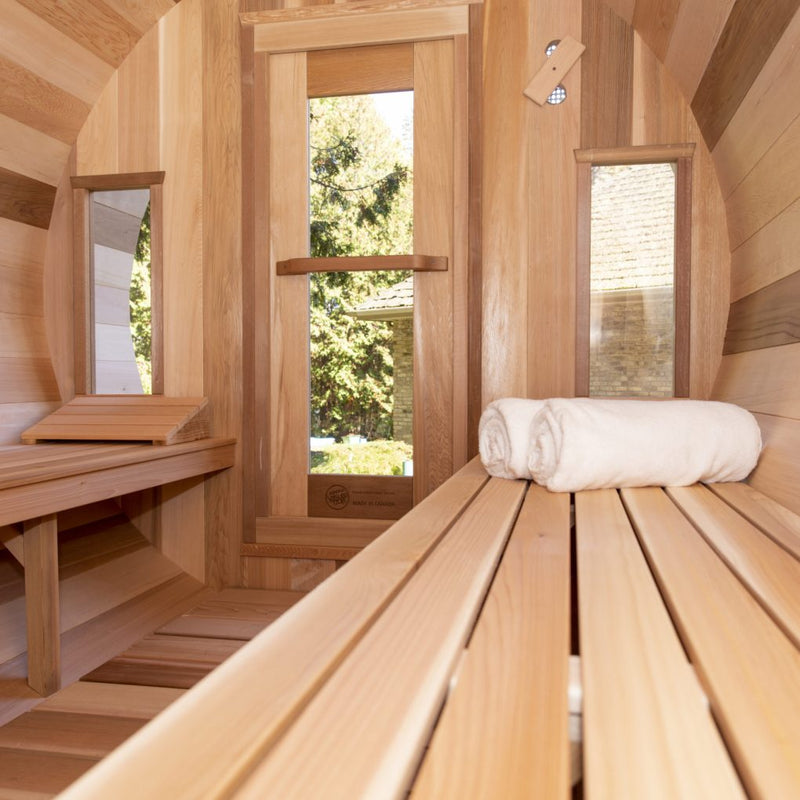 Dundalk LeisureCraft - Canadian Timber Tranquility Outdoor Sauna CTC2345W - Relaxacare