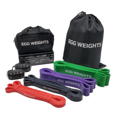 Egg Weights - Latex Resistance Bands + 3.0 lb Set "Cardio Max" (USA ONLY) - Relaxacare