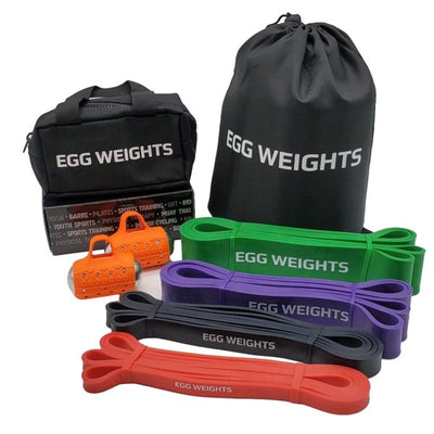 Egg Weights - Latex Resistance Bands + 3.0 lb Set "Cardio Max" (USA ONLY) - Relaxacare
