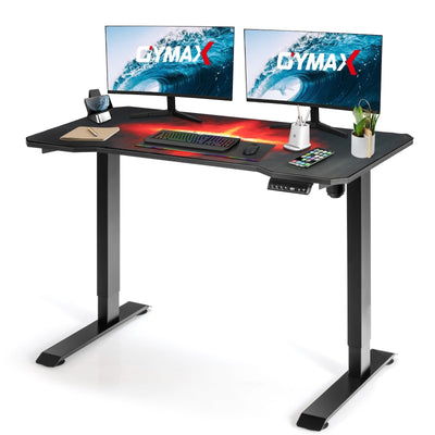 Electric Standing Gaming Desk with Height Adjustable Splice Board - Relaxacare