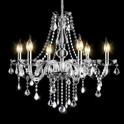 Elegant Crystal Chandelier Ceiling Light - Relaxacare