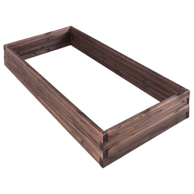 Elevated Wooden Garden Planter Box Bed Kit - Relaxacare