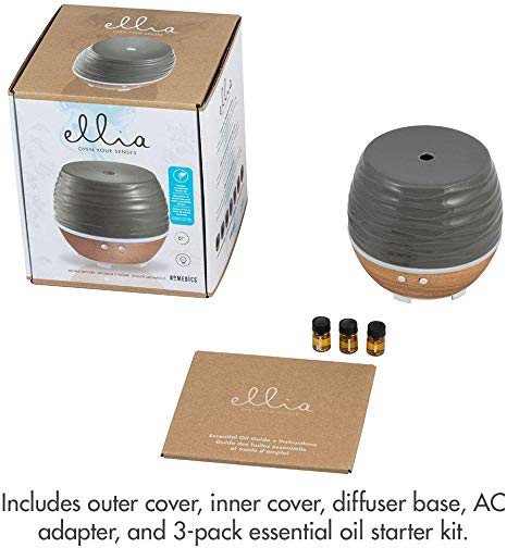 Ellia® ARM-535TGY Ascend- Ceramic, Wood, 6hr / 12hr Light - Relaxacare