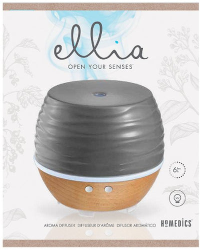 Ellia® ARM-535TGY Ascend- Ceramic, Wood, 6hr / 12hr Light - Relaxacare