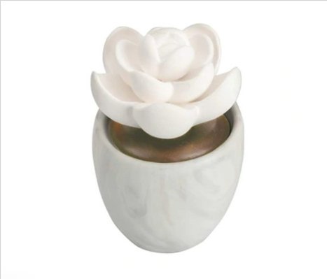 Ellia by HoMedics - Lotus Leaf Porcelain Aroma Diffuser - Relaxacare