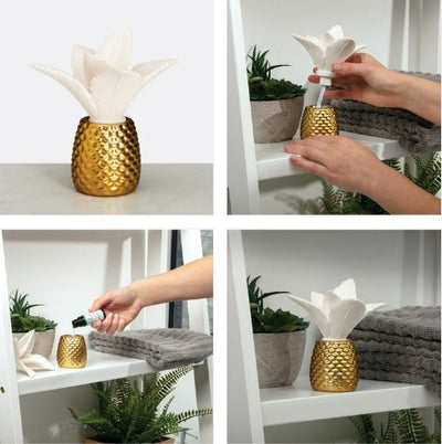 Ellia by HoMedics - Palm Queen Porcelain Aroma Diffuser - Relaxacare