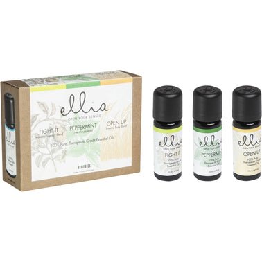 Ellia Essential Oil 3 Pk. Wellness with Seasonal Support - Relaxacare