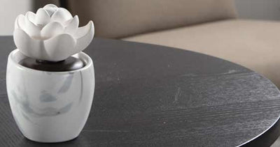 Ellia LOTUS LEAF PORCELAIN AROMA DIFFUSER - Relaxacare