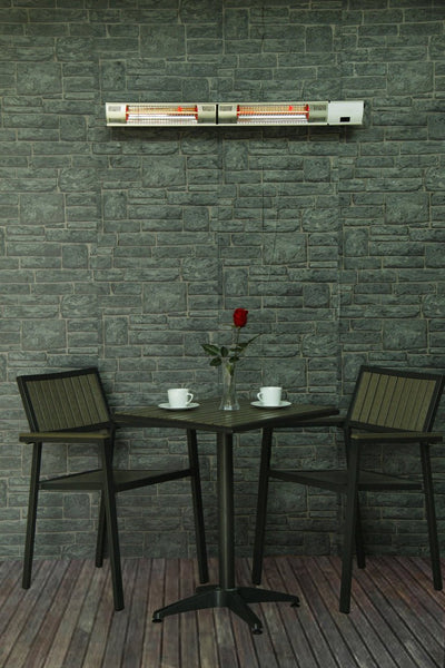 EnerG+ 240V Infrared Electric Outdoor Heater - Wall Mounted with Remote - HEA-23046-WM-RM - Relaxacare
