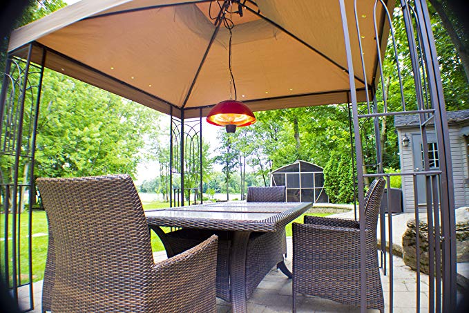 EnerG+ Hanging Infrared Electric Outdoor Heater - HEA-21538R - Relaxacare