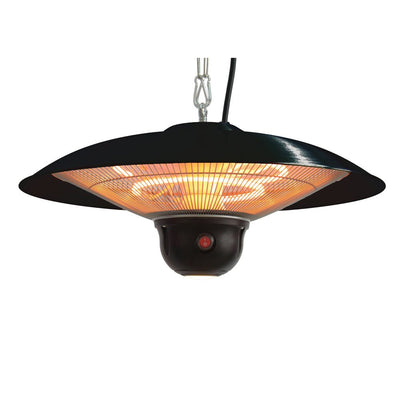 EnerG+ Infrared Electric Outdoor Heater - Hanging with LED & Remote - HEA-21522 BLACK - Relaxacare